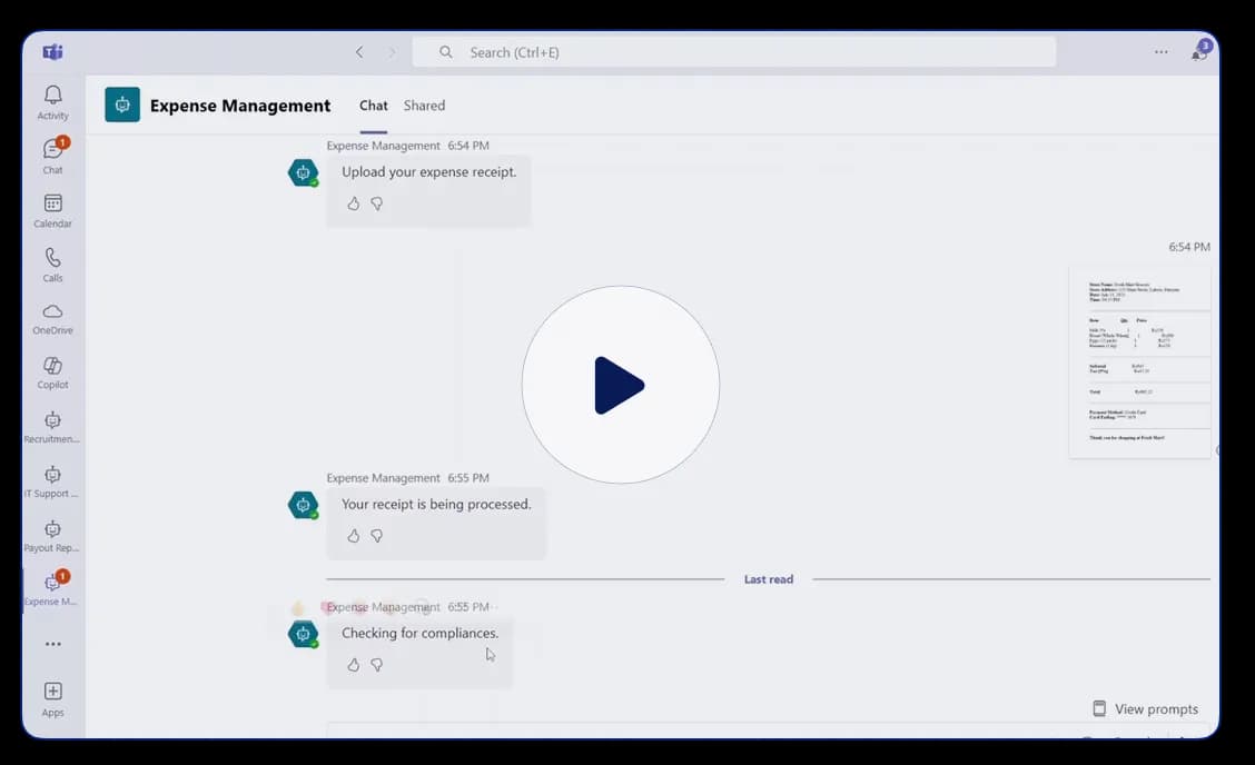 Tired of recurring Manual tasks? Check out our expense management copilot.