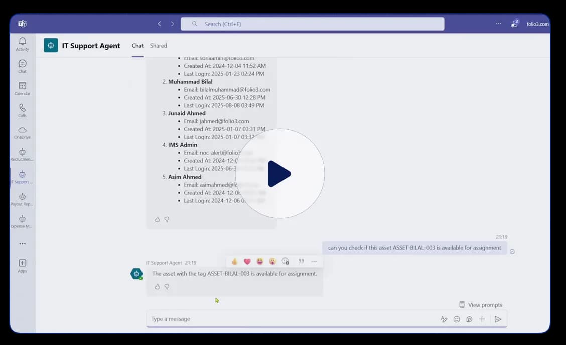 Struggling to Track Every Device, License, and Renewal? Check Out Our IT Asset Management Copilot.