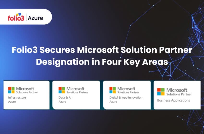 Folio3 Secures Microsoft Solution Partner Designation in Four Key Areas!